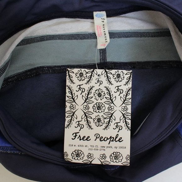 Free People Movement Colorblock Side Stripes Cropped Leggings - Picture 3 of 7